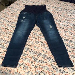SONG MATERNITY denim skinny jeans size large
